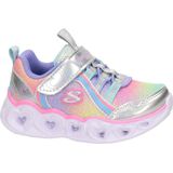 Skechers - Rainbow Lux - Sneakers - Zilver - Textielstof en Imitatieleer