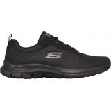 Skechers - Flex Appeal 4.0 - Sneakers - Zwart - Mesh - Air Cooled Memory Foam