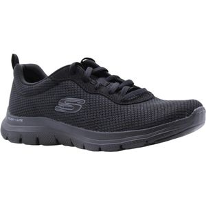 Skechers - Flex Appeal 4.0 - Sneakers - Zwart - Mesh - Air Cooled Memory Foam