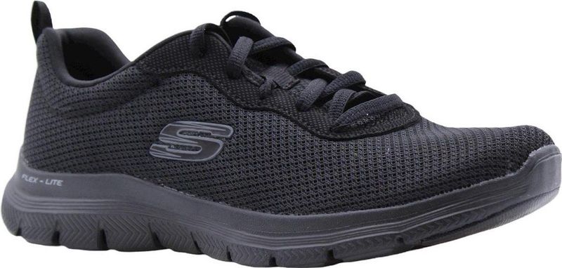 Skechers - Flex Appeal 4.0 - Sneakers - Zwart - Mesh - Air Cooled Memory Foam