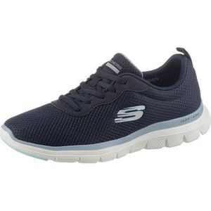 Skechers Flex Appeal 4.0 Brilliant View Damessneakers, Navy Blauw