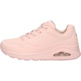 Skechers Uno Frosty Trappen dames Sneaker Low top, Lt Roze Durabuck Textiel Trim, 35 EU