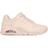 Skechers Uno Frosty Trappen dames Sneaker Low top, Lt Roze Durabuck Textiel Trim, 35 EU
