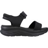 Skechers - D'Lux Walker Sandalen - New Block Zwart - Stof - Klittenband