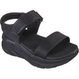 Skechers - D'Lux Walker Sandalen - New Block Zwart - Stof - Klittenband