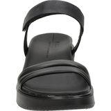 Ecco Flowt Wedge sandalen met sleehak zwart