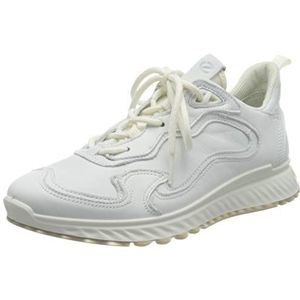 ECCO dames st.1 sneakers, Wit wit helder wit, 41 EU