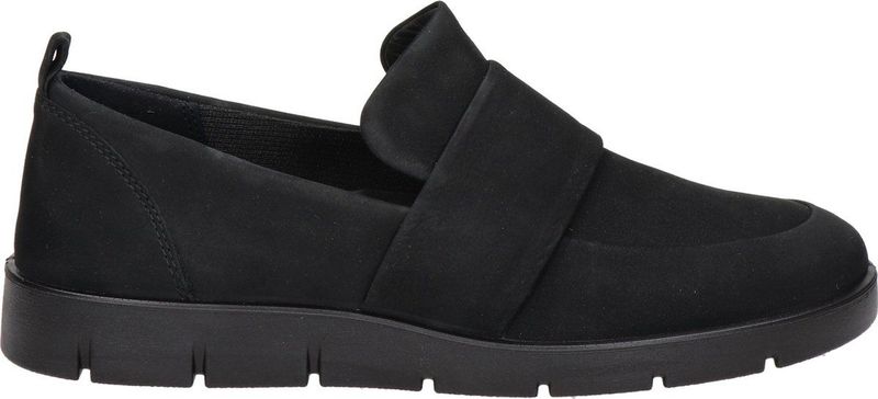 ECCO - Bella - Instapper - Black - 100% Nubuckleer - Ademend