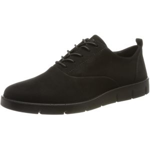 ECCO - Bella - Veterschoen - Black - 100% Nubuckleer - Ademend, Uitneembare Binnenzool
