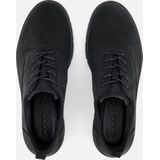 ECCO - Bella - Veterschoen - Black - Nubuckleer - Ademend, Uitneembare Binnenzool