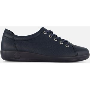 Ecco Soft 2.0 W Sneakers blauw Leer
