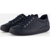 Ecco Soft 2.0 W Veterschoenen blauw Nubuck - Dames - Maat 41