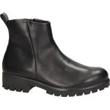 Ecco Modtray Enkellaarsjes Zwart Leer DriTan Technologie