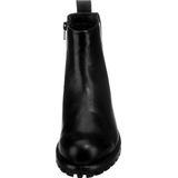 Ecco Modtray Enkellaarsjes Zwart Leer DriTan Technologie