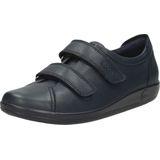 ECCO - Soft 2.0 - Hoge Sneakers - Marine - Leer - Dames
