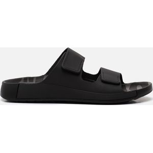 ECCO - Cozmo - Slipper - Black - Leer - Klittenbandsluitingen