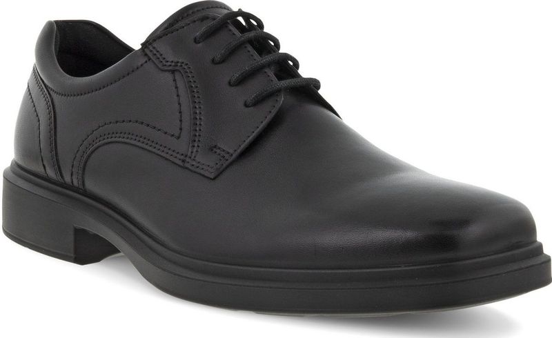 Ecco - Helsinki 2 - Heren Veterschoen - Zwart - Ecco Leer