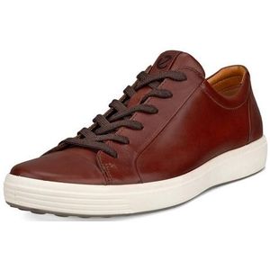 ECCO Heren Soft 7 M schoenen, 4,4,1,4,2,4,3,4,4,4,4,5,4,4,6,4,7,4,8,4,9 M heren volwassenen, Cognac., 42 EU