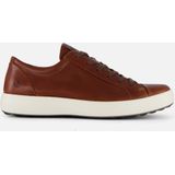 ECCO Zachte 7 City Tie Sneaker voor heren, Cognac, 49 EU