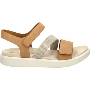 Ecco Flowt W Sandalen cognac Leer - Dames