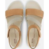ECCO - Sandalen - Wit - Leer - Klittenbandsluiting