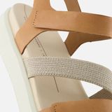 ECCO - Sandalen - Wit - Leer - Klittenbandsluiting