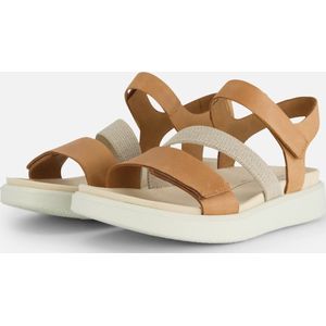 Ecco Flowt W Sandalen cognac Leer - Dames