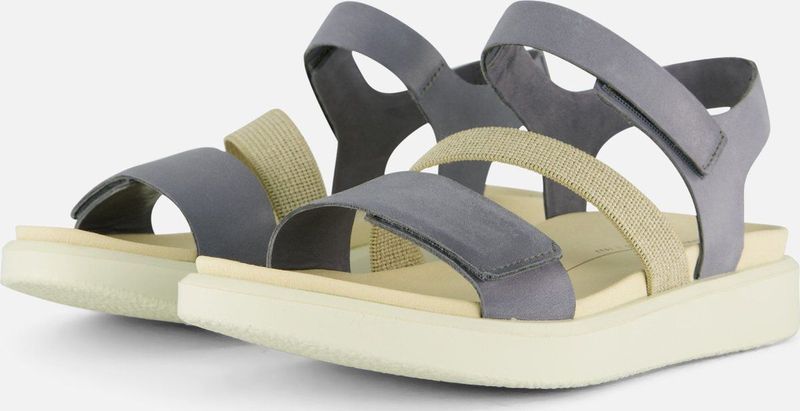 Ecco Flowt W Sandalen blauw Leer - Dames