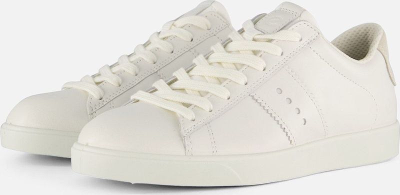 ECCO - Street Lite W - Sneakers - White Shadow White - Leer, Nubuck