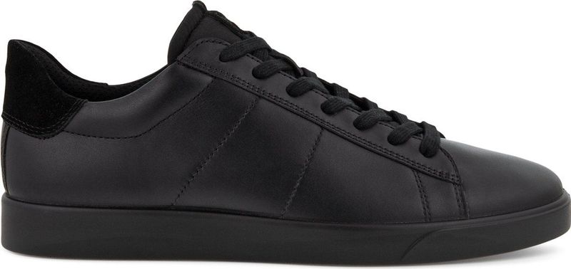 Ecco leren heren sneakers zwart - Uitneembare zool