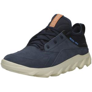 Ecco Mx M Sneakers blauw Textiel - Maat 44
