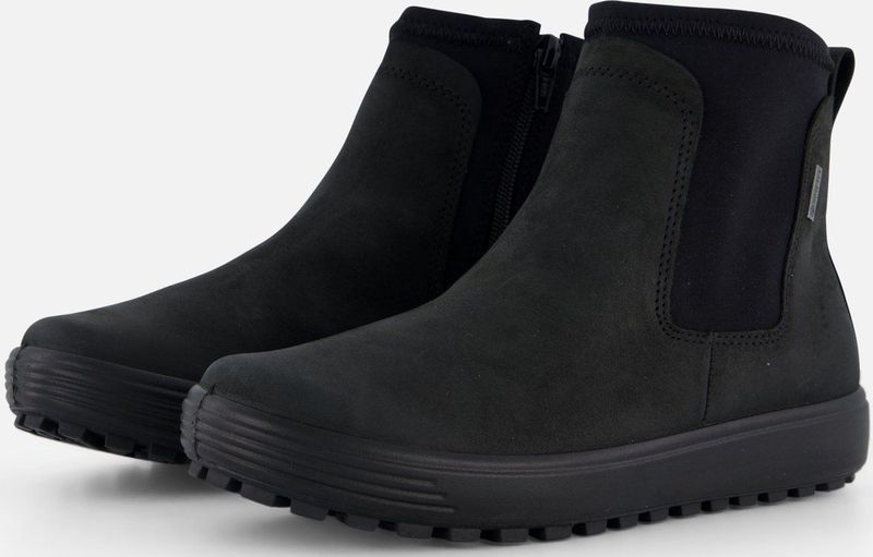 ECCO - SOFT 7 TRED W - Chelsea Boots - Zwart - Nubuckleer - GORE-TEX Waterdicht