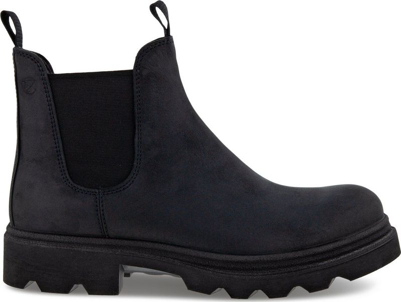 ECCO - Grainer - Chelsea Boot - Zwart - Nubuck - Waterafstotend