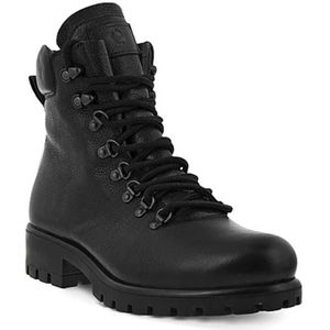 Ecco - 490103 Modtray - Enkellaarsjes - Zwart