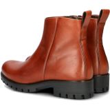 ECCO Modtray - Dameslaarzen - Cognac - Leer - Veterloos Ontwerp