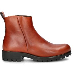 ECCO Modtray - Dameslaarzen - Cognac - Leer - Veterloos Ontwerp
