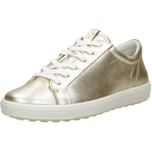 Ecco - Maat 38 - Soft 7 W Sneakers goud Imitatieleer - Dames