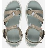 Ecco Exo Wrap Sandalen beige Textiel