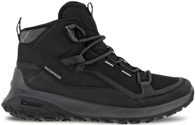 ECCO Ecco Ult-trn W Mid Wp - Veterboots - Zwart - Nubuck en Textiel