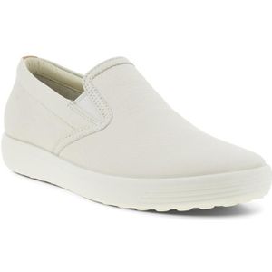 ECCO - SOFT 7 W - Sneakers - Zwart - Nappaleer - Versterkte Elastische Zijkanten