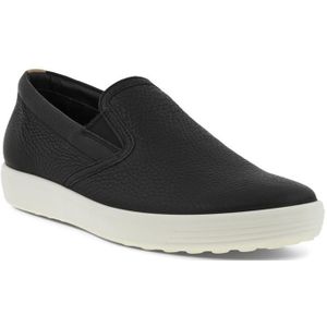 ECCO - Women Soft 7 Slip On - Sneakers - Black Powder