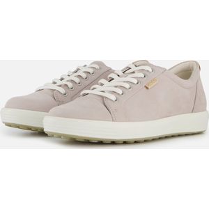 ECCO - Soft 7 - Sneaker - Grijs Roze - Leer