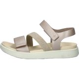ECCO - FLOWT W - Sandalen - Wit - Leer - Klittenbandsluiting