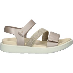 ECCO - FLOWT W - Sandalen - Wit - Leer - Klittenbandsluiting
