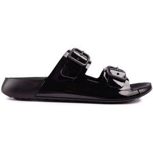 Ecco Dames 2ND Cozmo W Flat Sandal, zwart, 36 EU, zwart, 36 EU