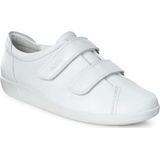 ECCO - Soft 2.0 Quick Fastener - Sneaker - Bright White - Zacht Leer