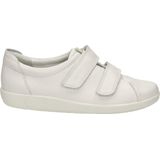 ECCO - Soft 2.0 Quick Fastener - Sneaker - Bright White - Zacht Leer