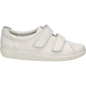 ECCO - Soft 2.0 Quick Fastener - Sneaker - Bright White - Zacht Leer