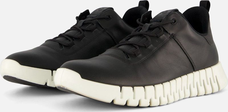 ECCO - Men Gruuv - Sneaker - Zwart - Leer