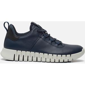 Ecco Gruuv M Sneakers blauw Leer - Maat 47